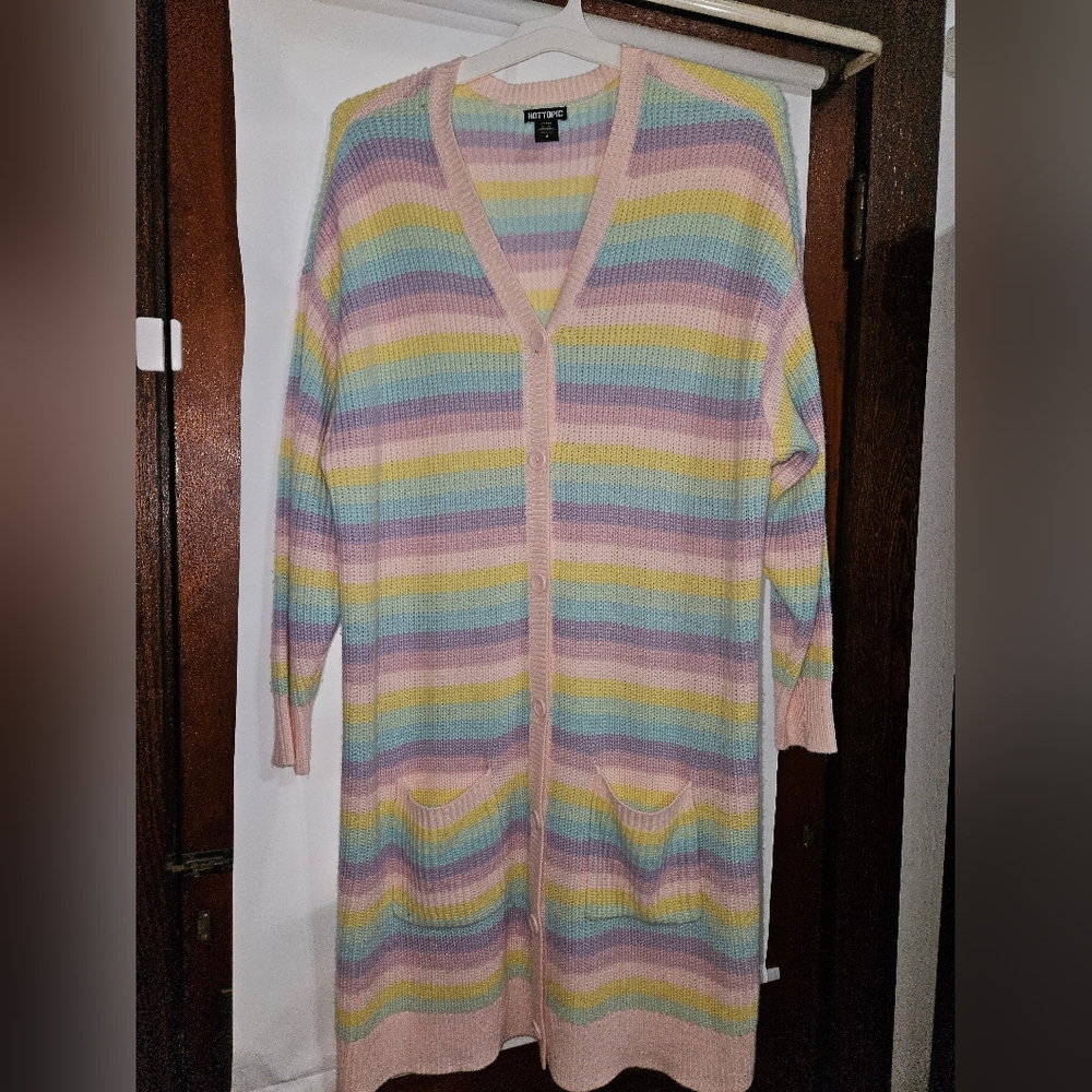 Pink Ribbed Knit Fabric